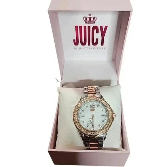 Juicy Couture  Y2k Two toned watch with rhinestones main image 7